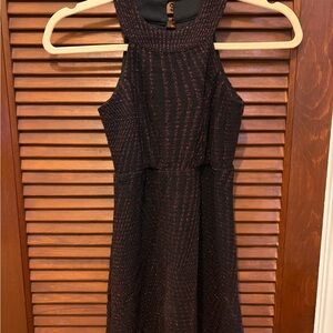 Elegant Black and Red Girls Dress